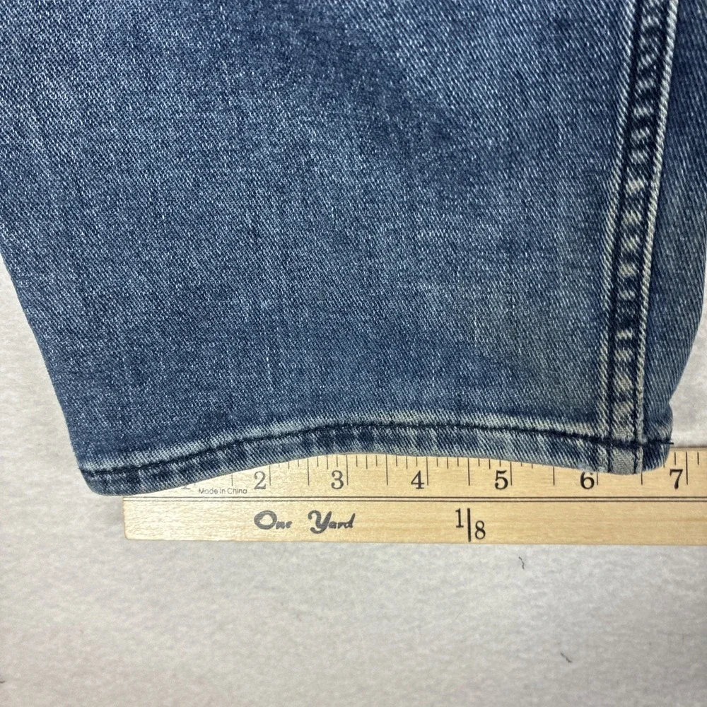 BOSS Re.Maine Regular Fit Jeans Mens 38x32 Straight Leg Fade Whiskering Stretch